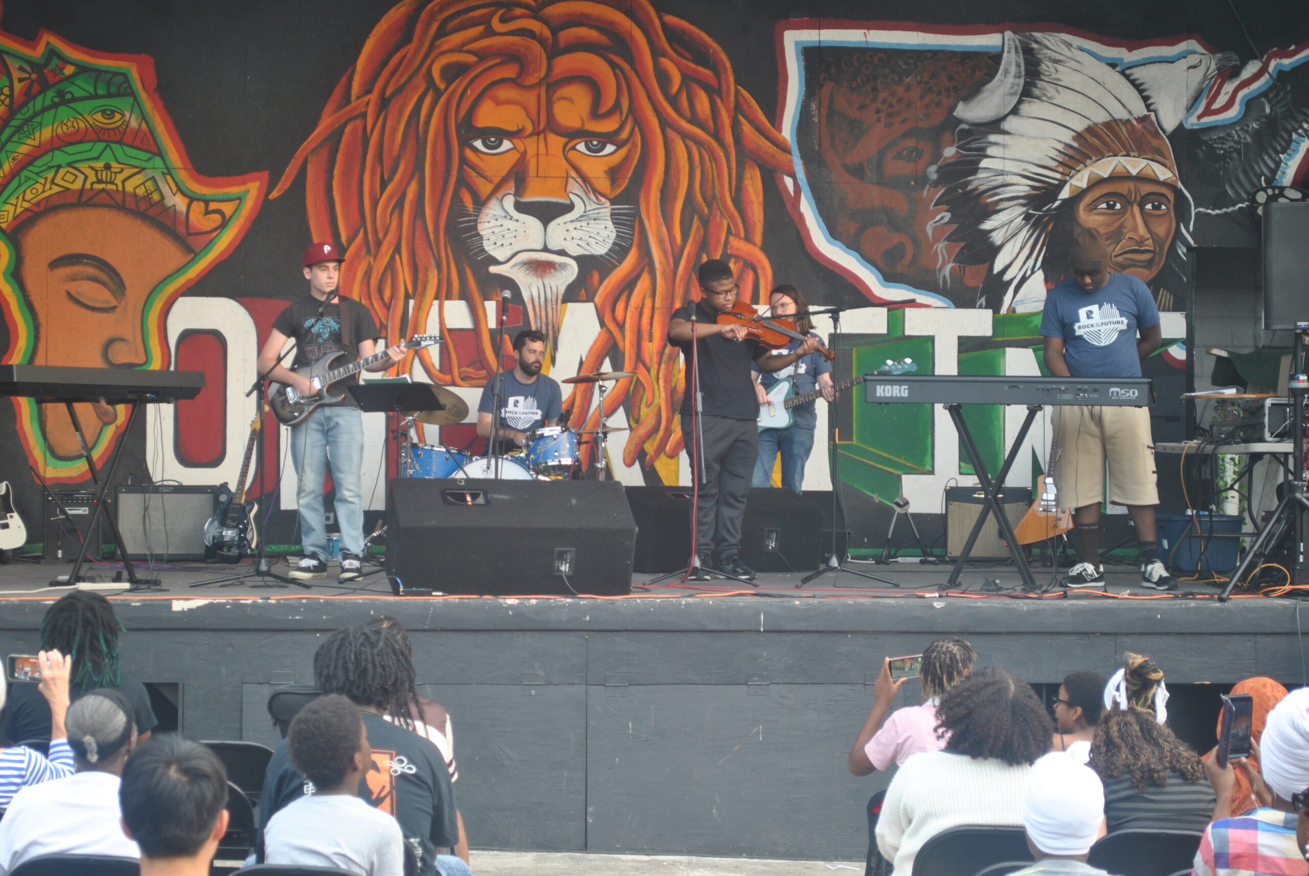 DSC_0035 Rock to the Future students perform at their Youth Led Open Mic night